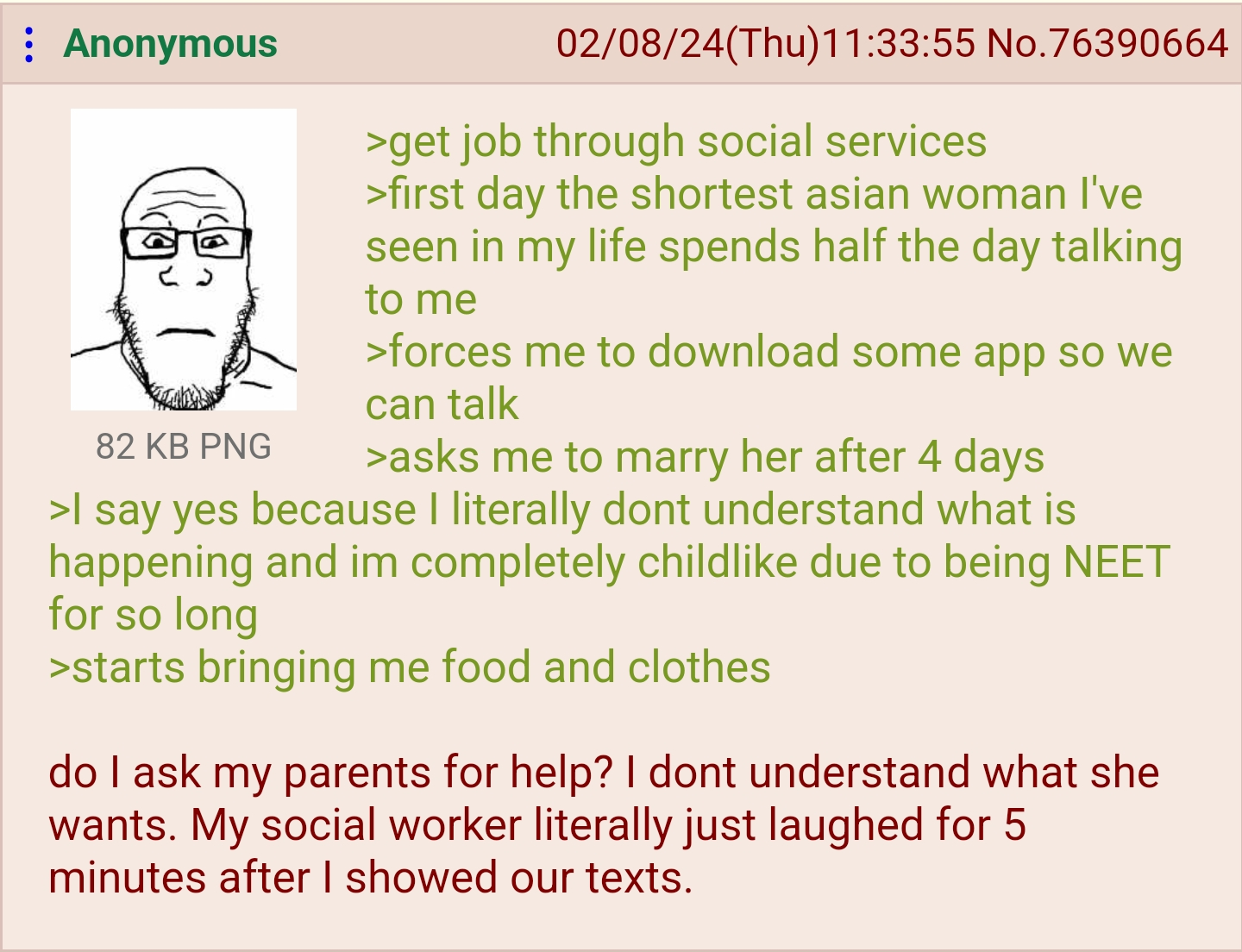 anon finds love
