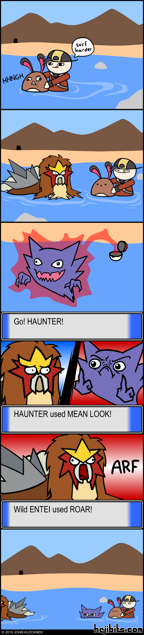 Scumbag Entei uses Roar