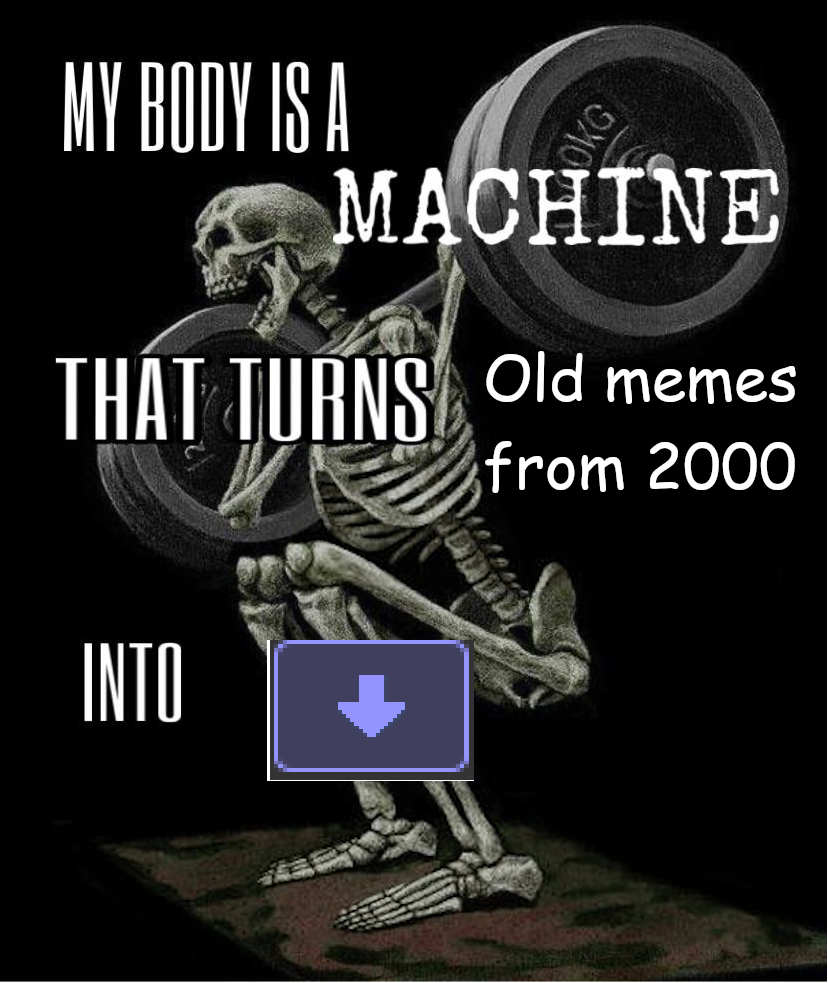 The skeleton is younger than most of what I post