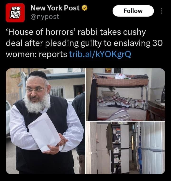 Another day, another Jewish trickery