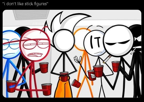 Can you name all eight stickmen?