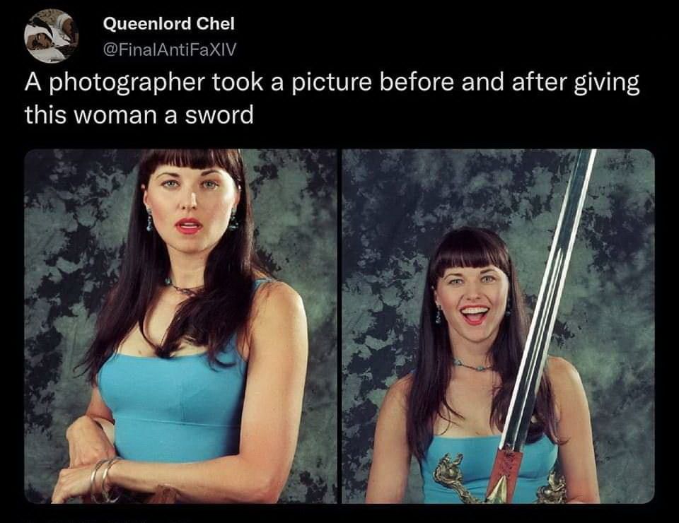 Everyone likes swords :D
