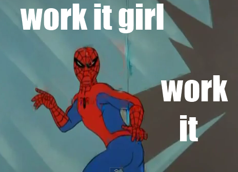 omg spidy *blushes*