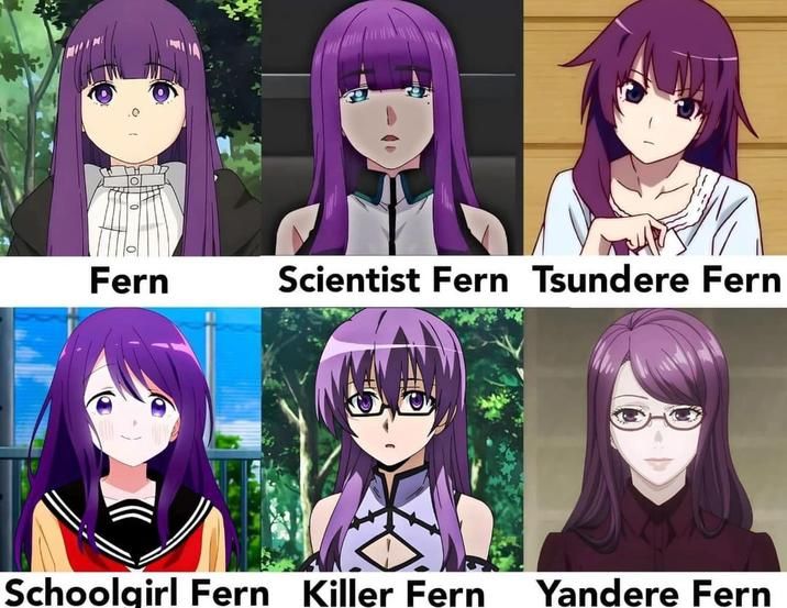 pictures of Fern that will make you say "but that's Hitagi"