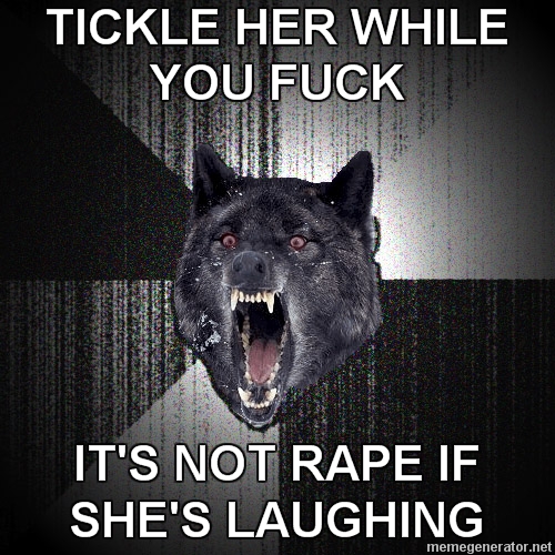 Insanity wolf on rape