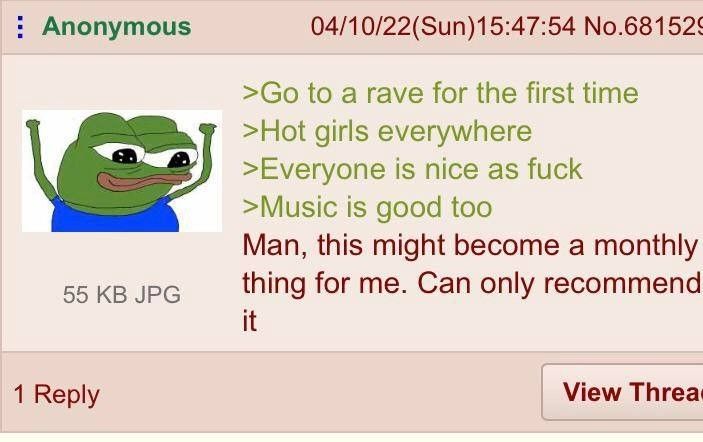 anon found his happy place
