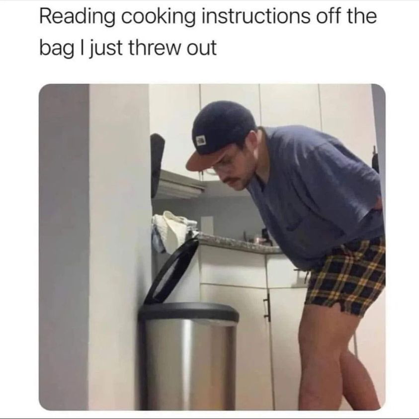 "cooking" more like heating instructions