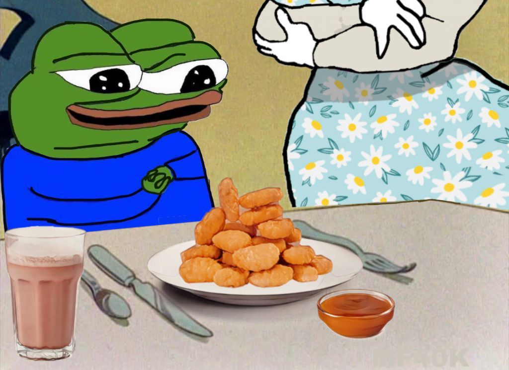 Pepe/apu a day - 819 chicken tendies time