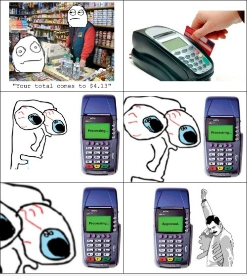Every time I use my credit card