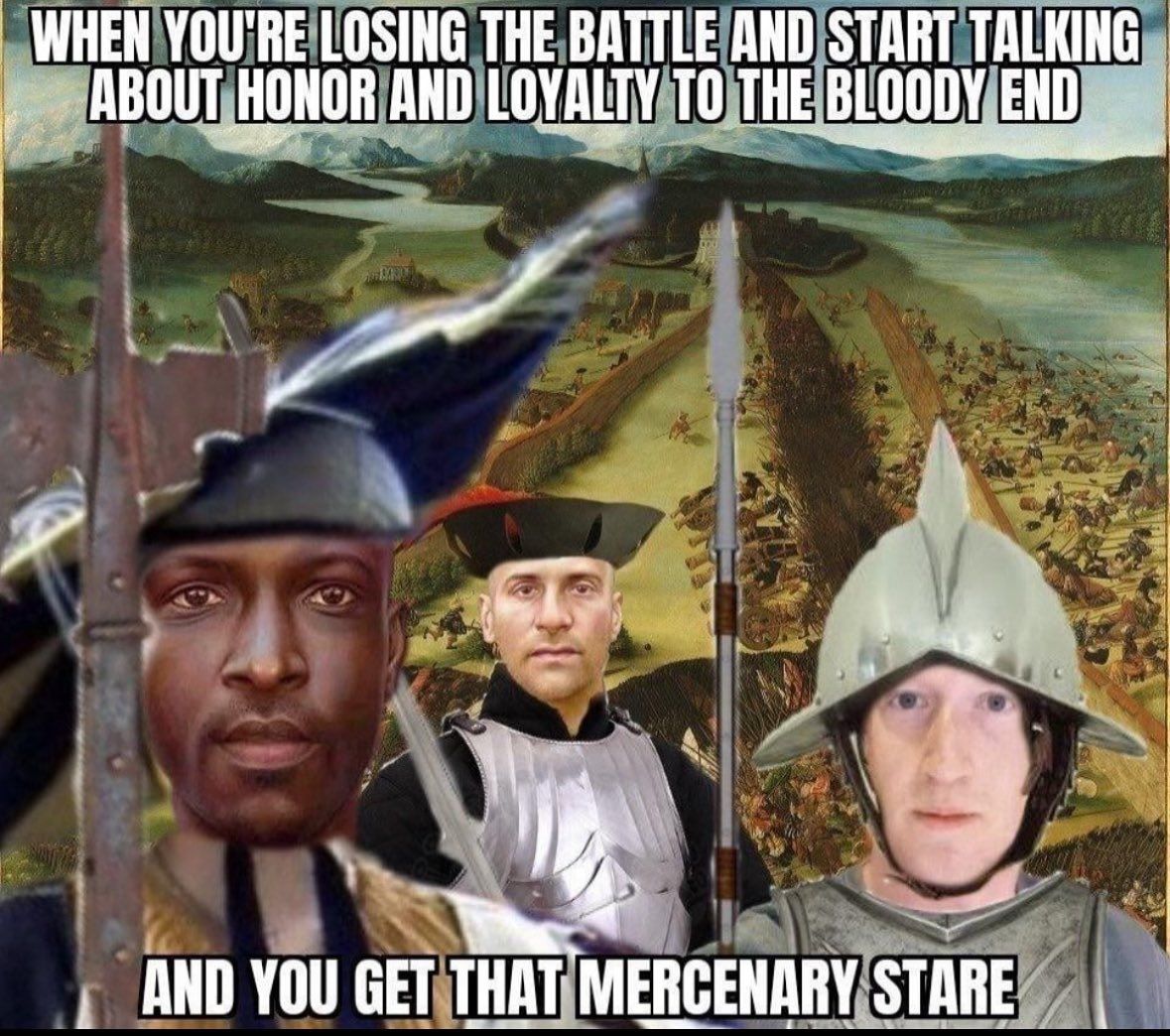 mah nigga we are going to plunder the supply wagons before bailing out