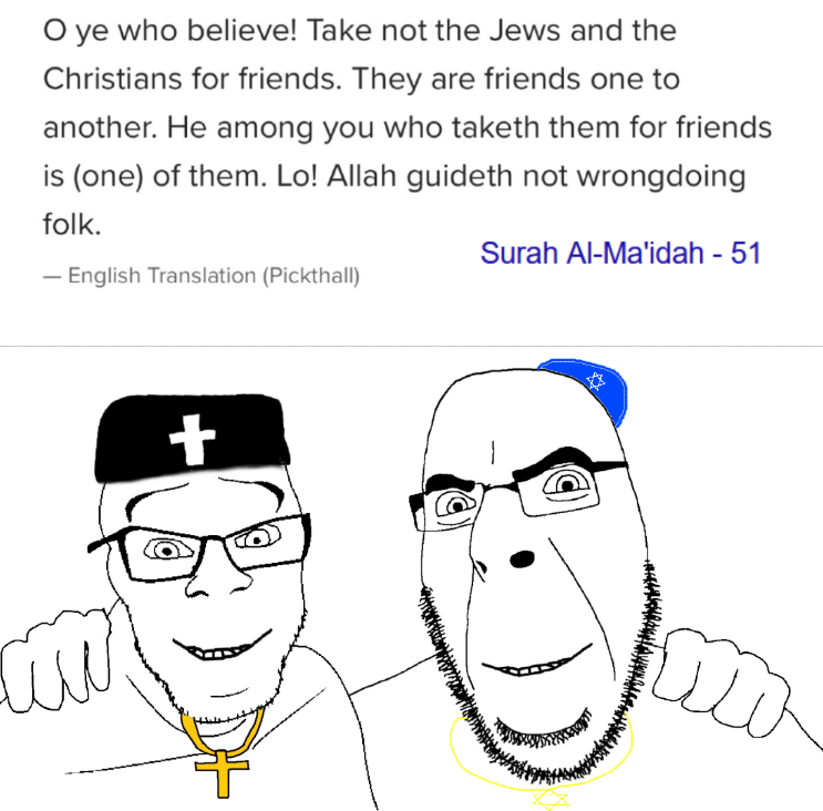 they can't stand the jew-goy alliance