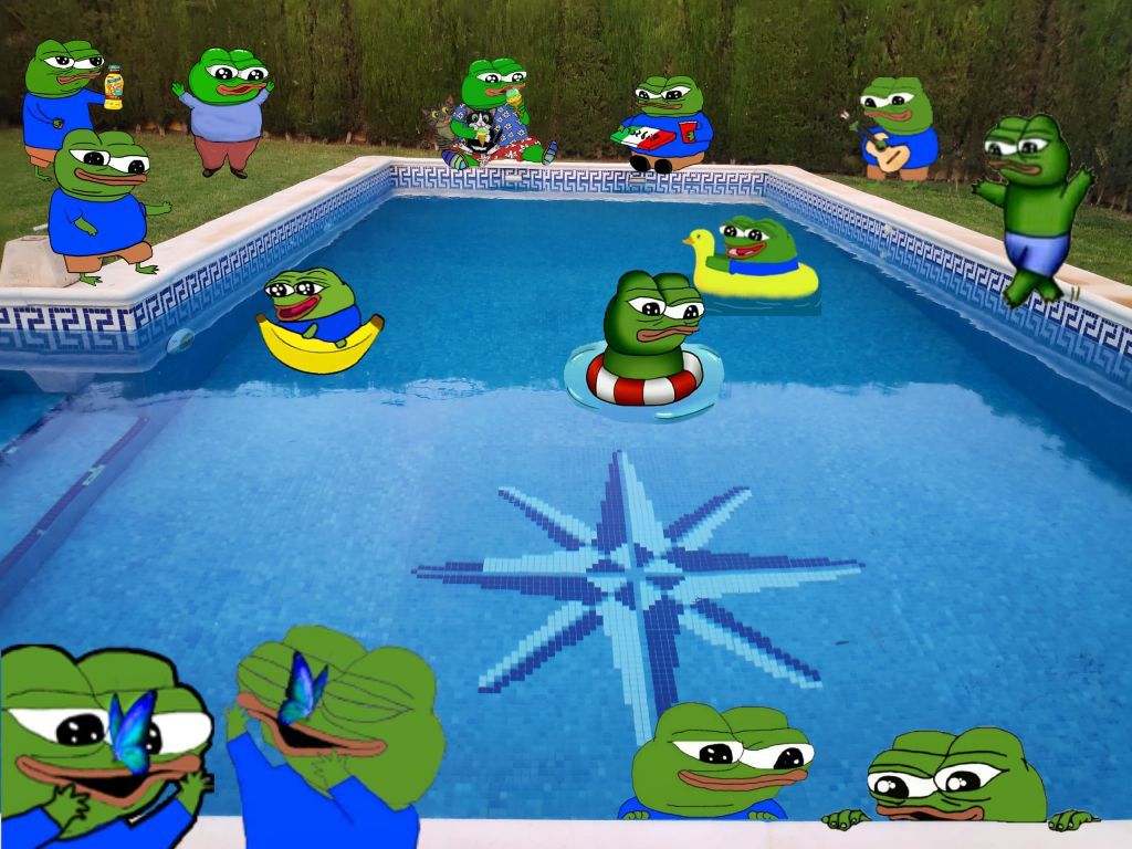 Pepe/apu a day - 880 pool is open