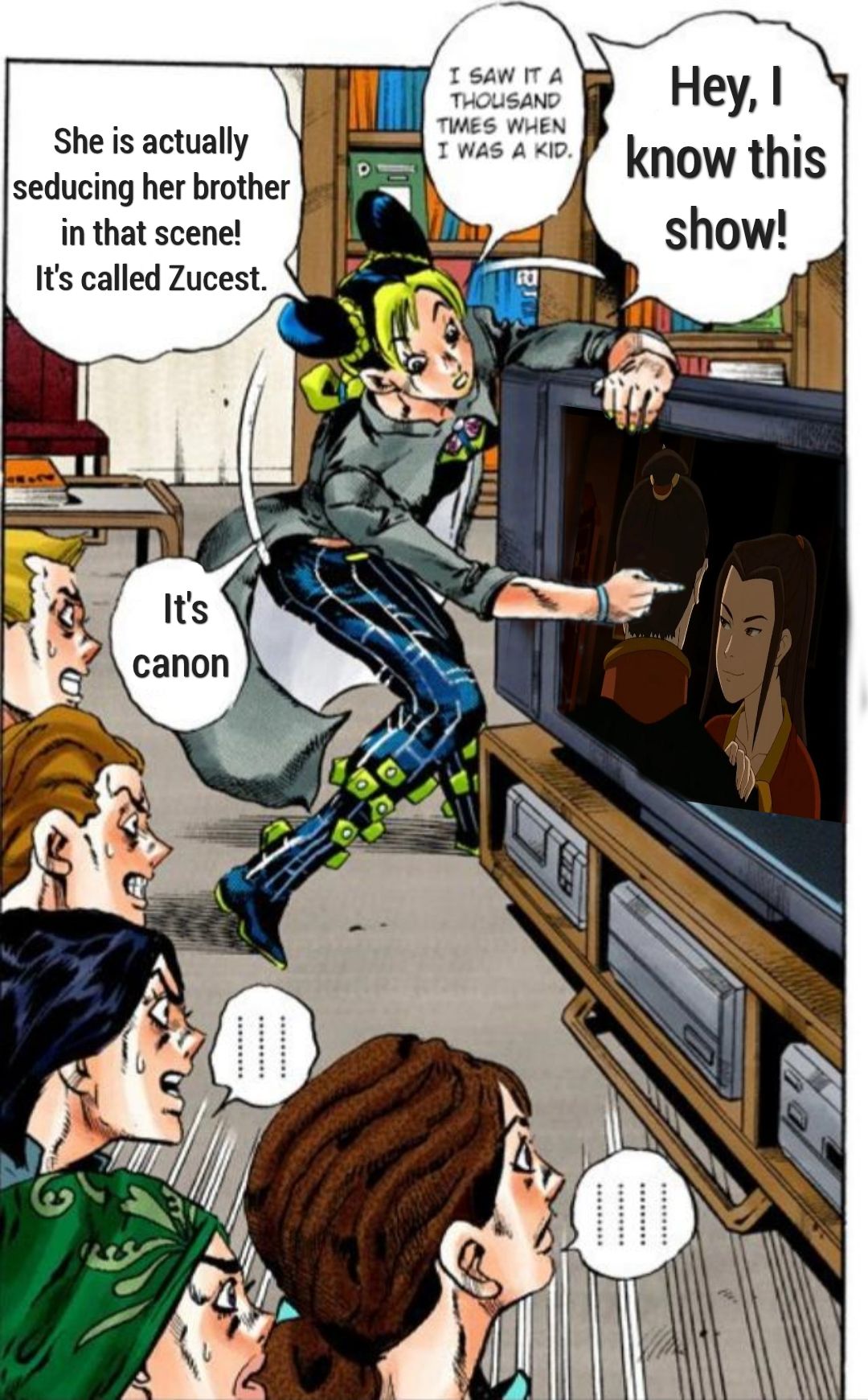 Crossover OC because there is a lack of Zucest and Jojo lately