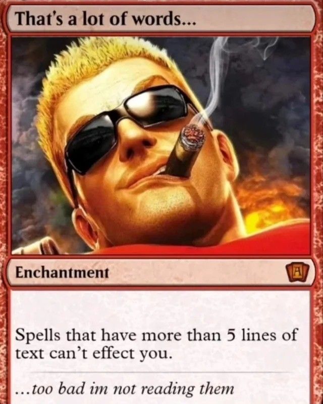 This should unironically be a card in tcg games
