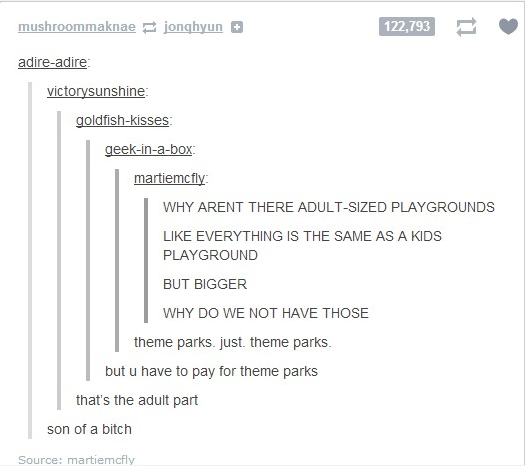 Adult playgrounds