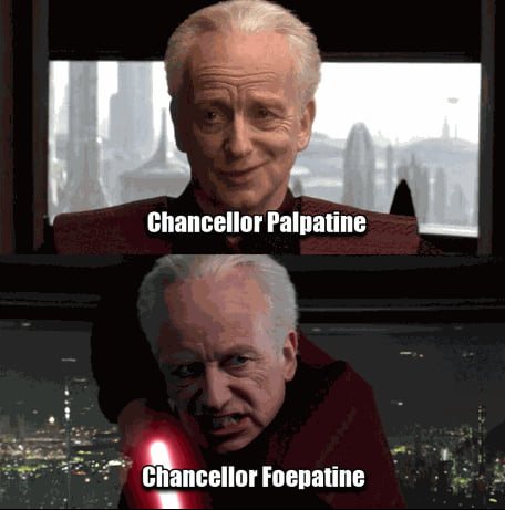 Mace Windu dindu nuffin' to the senate.
