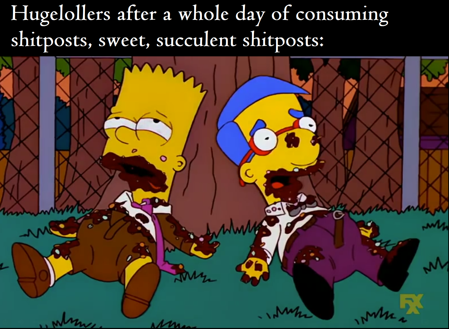 "Ants are crawling into my mouths and I don't even care." - Milhouse