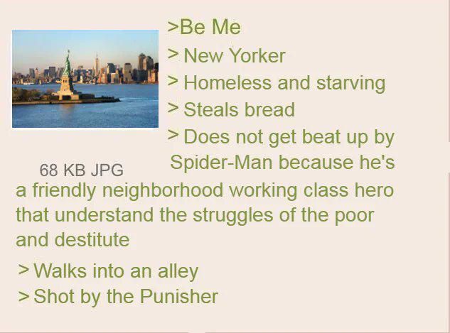 Punished for being in New York