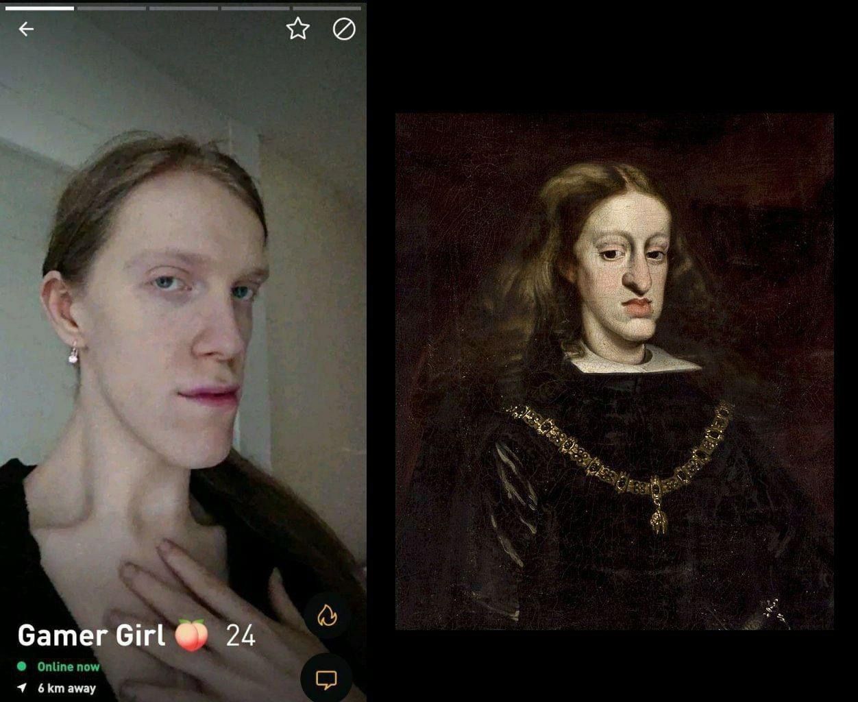 Girl has that Habsburg stare…