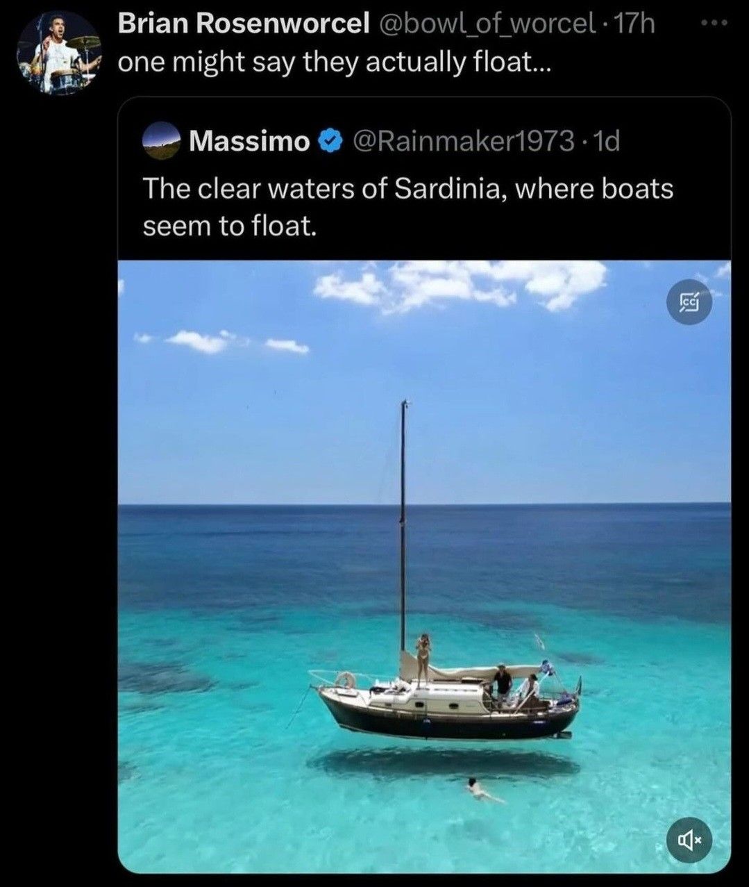 Swimming? You mean like flying underwater?