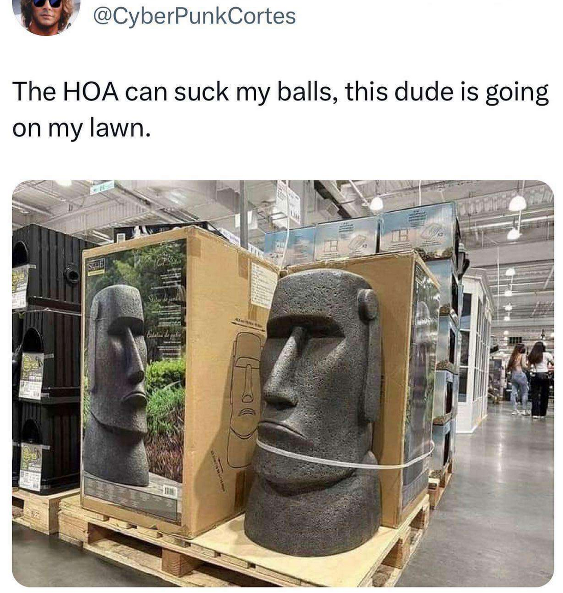 Hit them with the Moai Stare