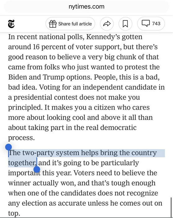 HELP BRING THE COUNTRY APART BREH VOTE RFK ITS BREHLECTION SEASON AGAIN