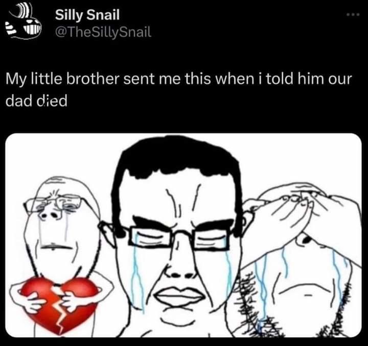 Its over, dad has fallen. Family must mourn
