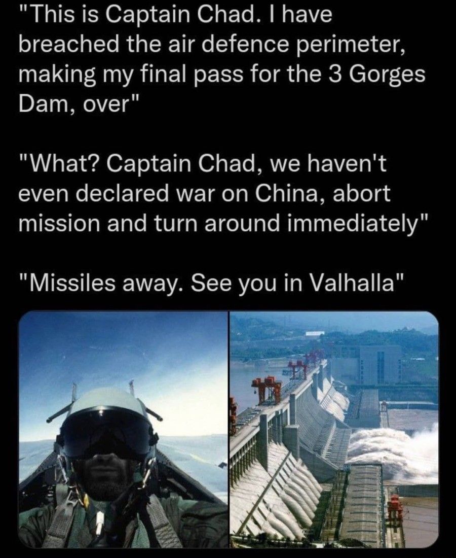 "lol" Said the pilot. "lmao"