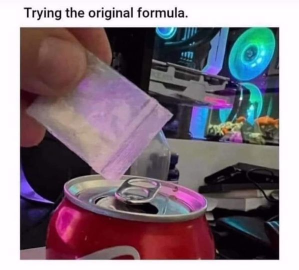 i do this with soda and speed breh its the shit fr