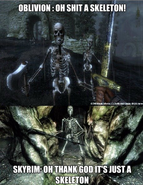 Sh*t sh*t sh*t SHI..... nevermind guys! Just a skeleton!