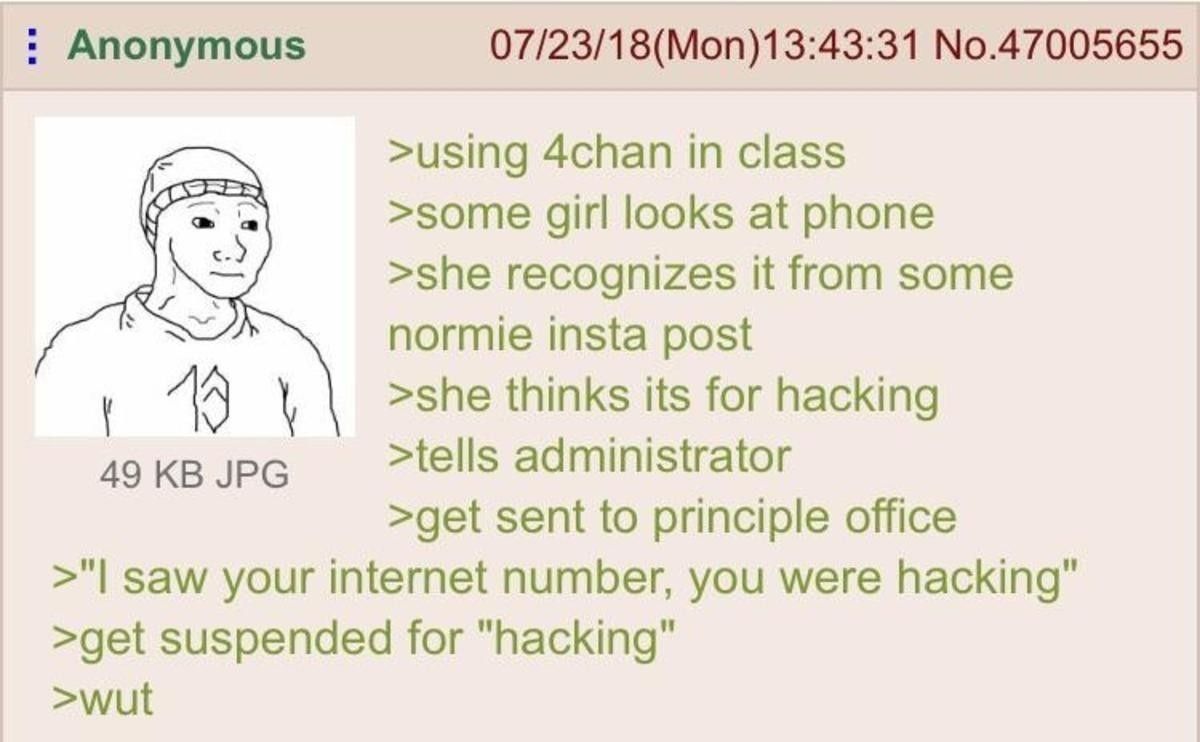 Looks like we finally caught the hacker known as 4chan