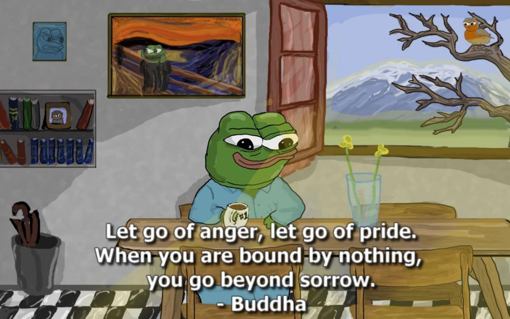 Pepe/apu a day - 920 be at peace