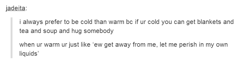 Cold vs Warm