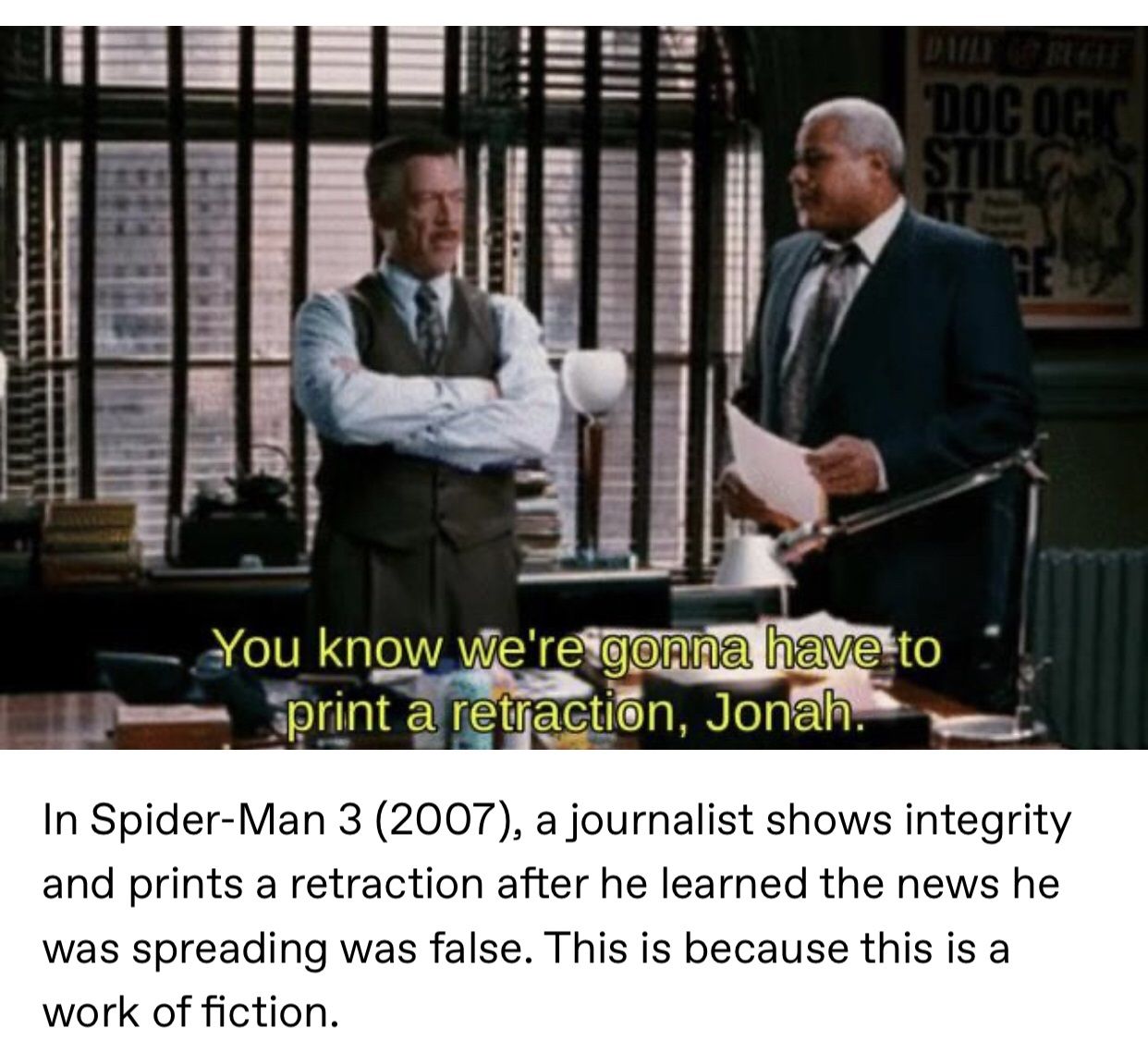 JJ had integrity