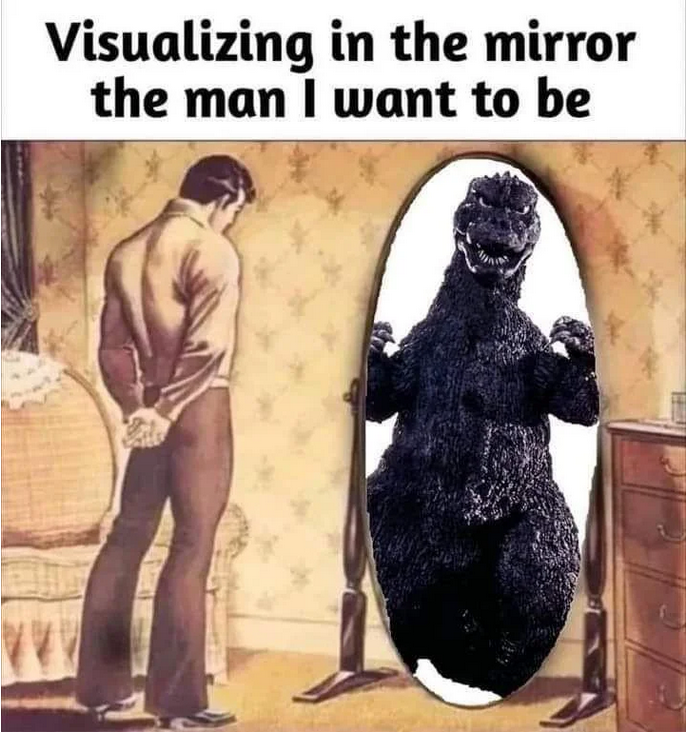 I’m looking at the man in the mirror