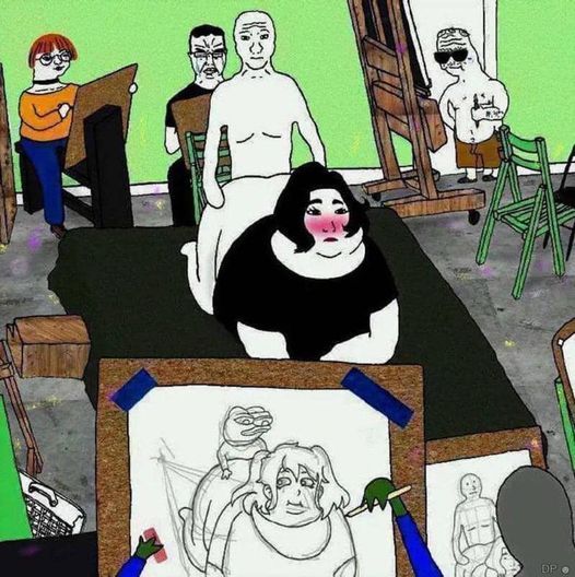 breh what is contexct of this why is skiny breh doin fat white woman a theme nowaday is it a pysop??
