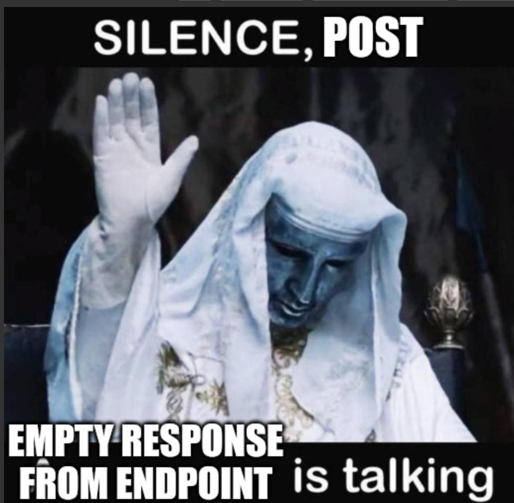 Silence, UDP datagram, uh... actually nobody is talking