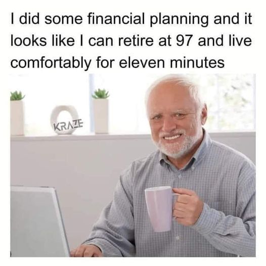 Just save the coffee money, brehs