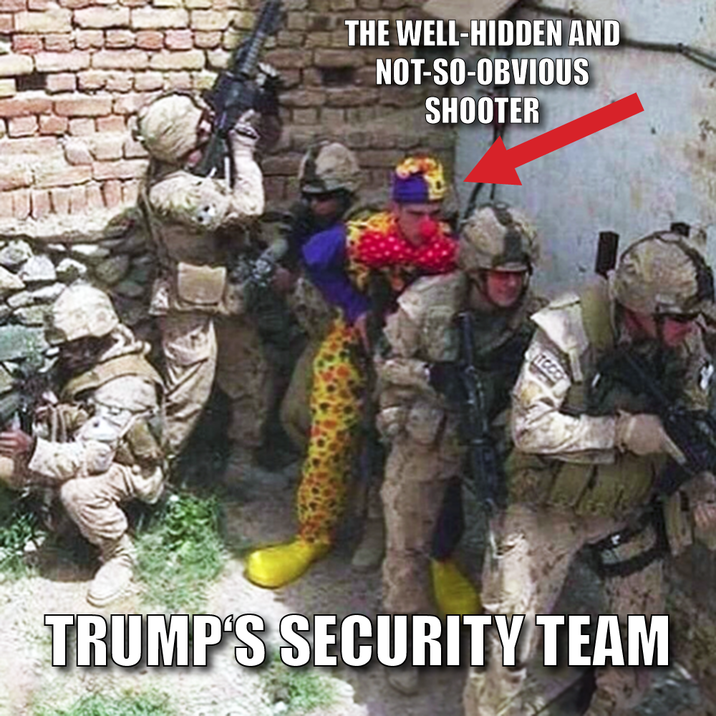 The Secret Service learned snd will ensure to un-notice at least three shooters next time