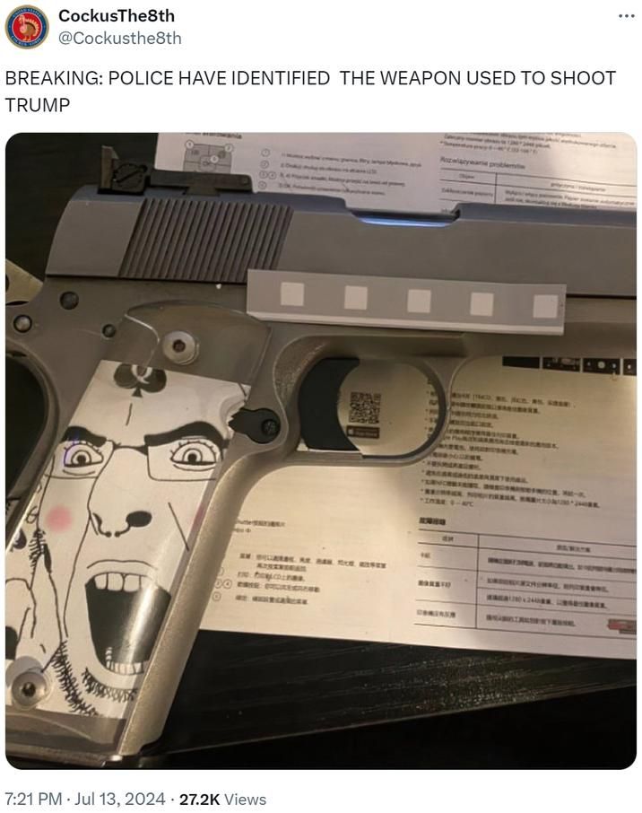 Average Borderlands gun. It screams "billions must die" when used