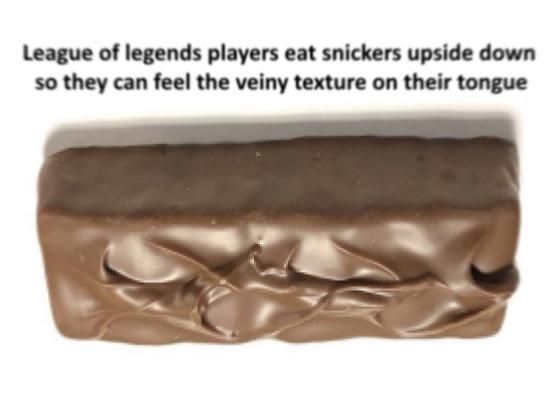 they eat snickers so they can spend more time having nuts in their mouth