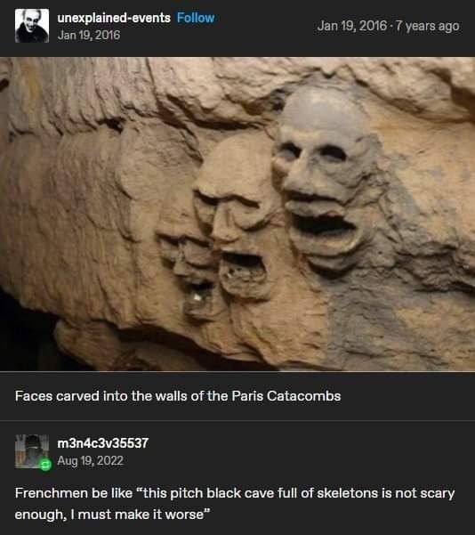 They needed relief from living in Fr*nce