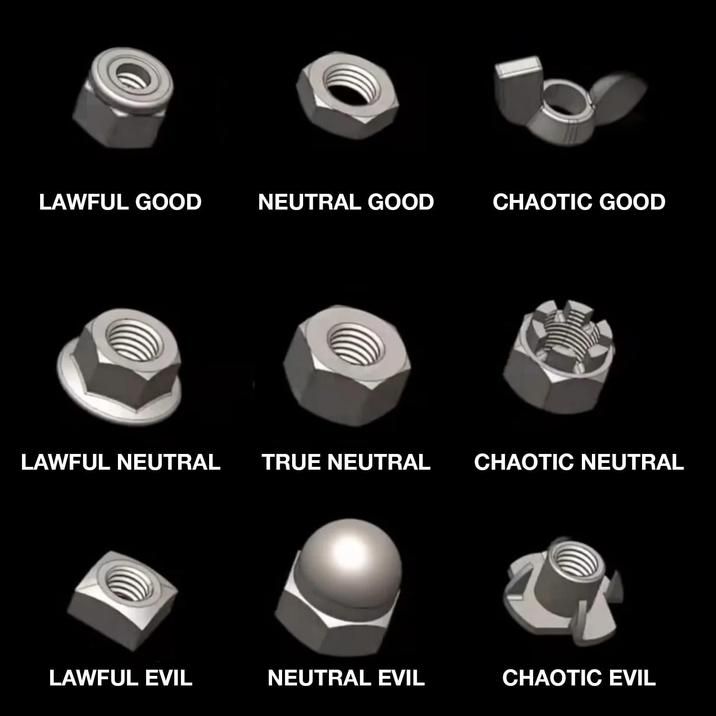 Lawful Evil should be pentalobe