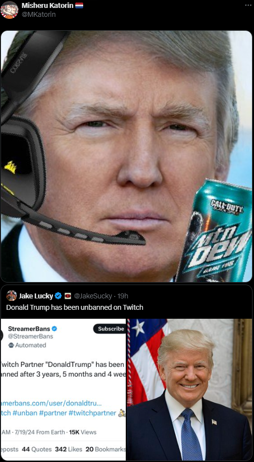 Trump gaming is back