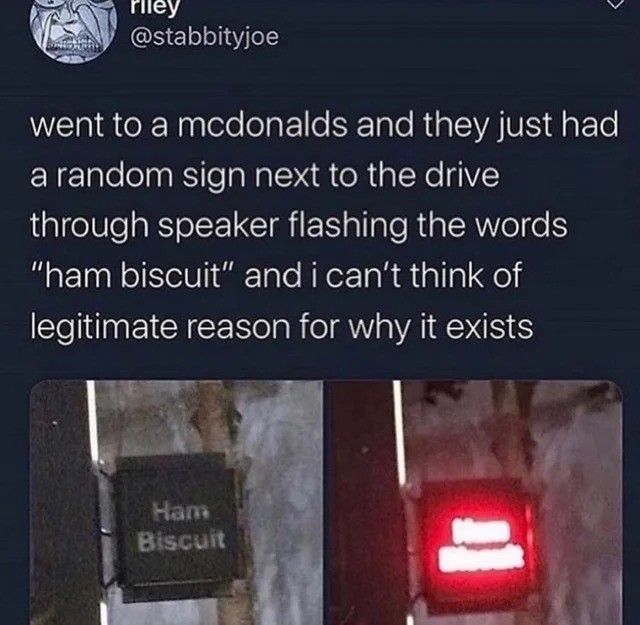 Ham biscuit