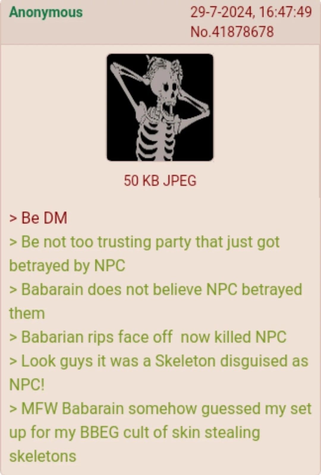 That Bonehead!