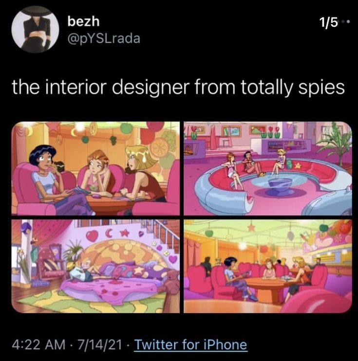 Comfy's room's designer
