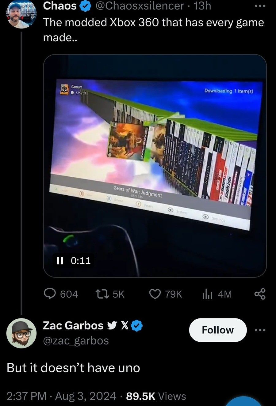 It is the oldest modded Xbox 360 ever made
