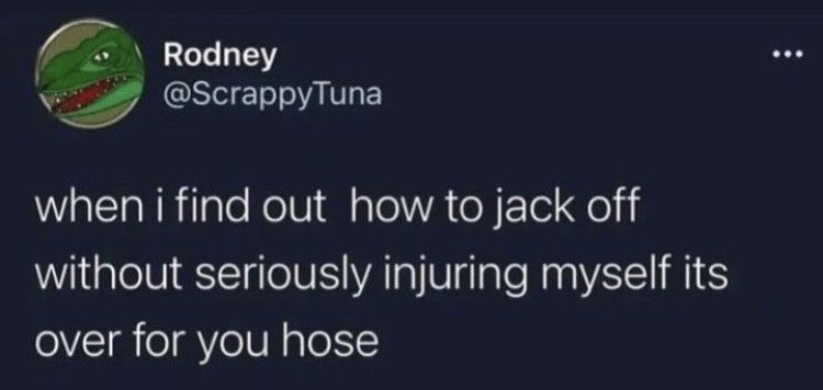 You don't want to know his current technique