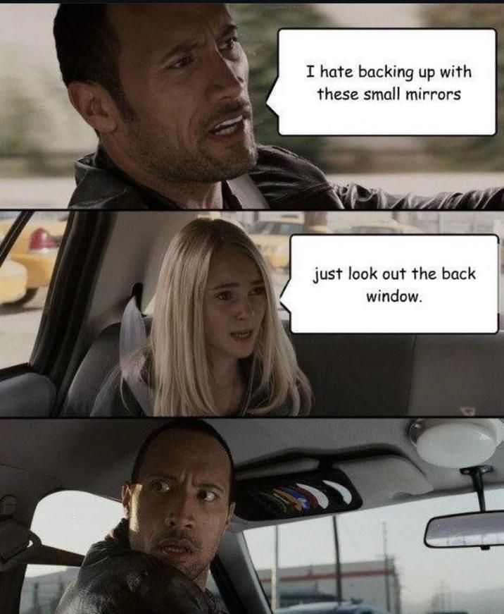 I hate backing up with these small drives